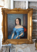 Wunderschönes Portrait einer jungen Dame, 19. Jahrhundert