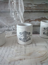 Shabby: Altes Keramik Töpfchen aus England 1900