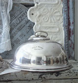 Kleine versilberte Speise Cloche England 1900