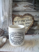 Shabby: Alter Marmeladentopf Dundee von 1862 England