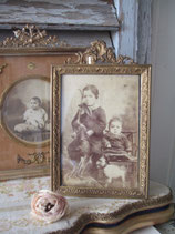 Antiker Messing Bilderrahmen Louis XVI Frankreich