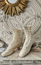 Sooo shabby: Antike viktorianische Leder Knopfstiefel