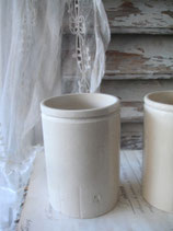 Shabby: Alter Steingut Pot/Vorratsgefäß aus England
