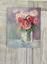 Shabby: Dekoratives Blumen Gemälde