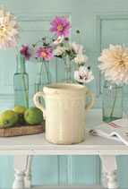 Schöner alter Schmalz oder Sardinen Pot lasiert