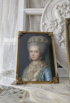 Brocante: Alter Messing Bilderrahmen Dänemark