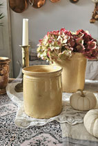 Brocante: Alter Schmalzpot aus Südfrankreich