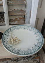 Shabby: Alte Fußschale / Tafelaufsatz Petrus Regout