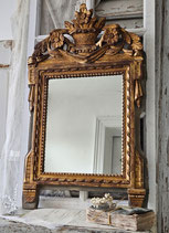 Wunderschöner antiker Brautspiegel aus Frankreich