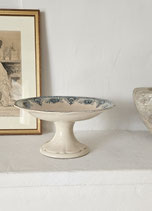 Shabby: Alte Fußschale / Tafelaufsatz aus Paris