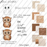 DigiStamp Eule Schuhu