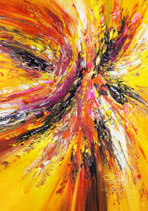 Yellow Red Abstraction S 2