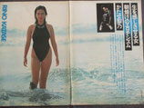 【切り抜き】かたせ梨乃5ページ 昭和 雑誌 女優 水着 当時物