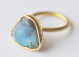 Anell "triangle blau"