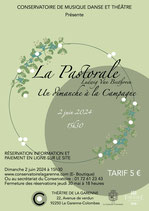 Billets Spectacle Danse Classique La Pastorale  - Dimanche 2 juin 2024 à 15h30