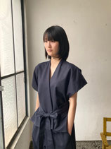 コットンレーヨン前合わせベスト