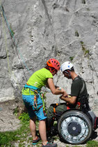 INKLUSIVES KLETTERN - INKLUSIVES KLETTERN AM FELS - PARACLIMBING OUTDOOR