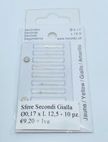 Assortimento 10 Sfere Secondi Gialle Ø 0.17 x L 12.5 mm