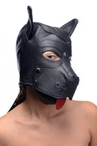 Strict Leather Puppy Kopfmaske mit biegbaren Ohren