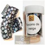 Foil flocons de neige holographique