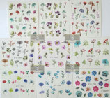 Lot de 9 Les fleurs et feuillages