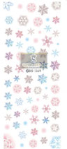 Stickers flocons de neige pastel