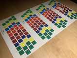 Klebepunkte für 8-Farben Tastenmarkierung TIM (aussen grün)