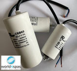 Anlaufkondensator/Kondensator für Whirlpoolpumpen mit Kabel