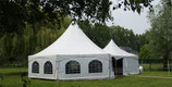 Zeshoektent 10mØ 65m2