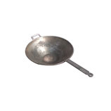 Wokpan met steel rond 40cm