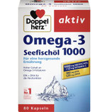 Doppelherz Omega-3 Seefischöl 1000mg Kapseln 80 Kapseln