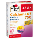 Doppelherz Calcium 750 + Vitamin D3 Tabletten 30 Stück