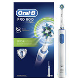 Oral-B PRO 600 CrossAction wiederaufladbare elektrische Zahnbürste