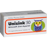 Unizink 50 Magensaftresistente Tabletten 50 Stück