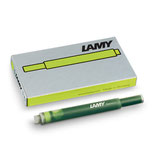 Lamy T 10 charged green