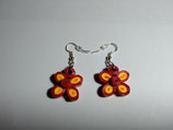 Pendientes Filigrana Flores 4 Pétalos. Colección Filigrana de Papel