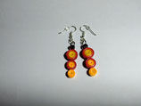 Pendientes Soles Amarillos. Colección Filigrana de Papel.