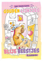 Gouden Lijntjes - Blije Beestjes kleurboek