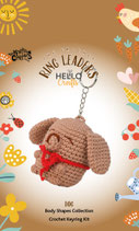 The Knitty Critters Crochet Keyring Kit - Dog