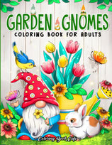Coloring Book Cafe - Garden Gnomes