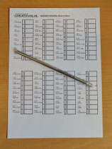 Kleurenkaart Derwent Drawing Kleurpotloden