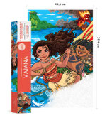 Kleurposter Coloriage Mystères Disney -  Vaiana