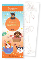 Kleine kleurkaarten - Chiens Craquants (schattige puppies)
