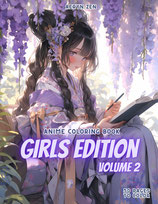 Aeryn Zen - Girls Edition 2 - Anime Coloring Book