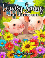 Coloring Book Cafe - Country Spring