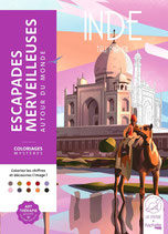 Coloriages Mystères - Escapades Merveilleuses Inde (heerlijke uitjes)