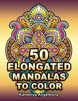 Kameliya Angelkova - 50 Elongated Mandalas to color