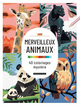 Kleuren op nummer - Merveilleux Animaux: 40 Coloriages Mystère