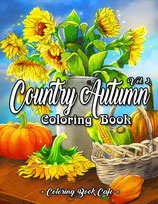 Coloring Book Cafe - Country Autumn 2