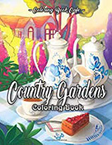 Coloring Book Cafe - Country Gardens